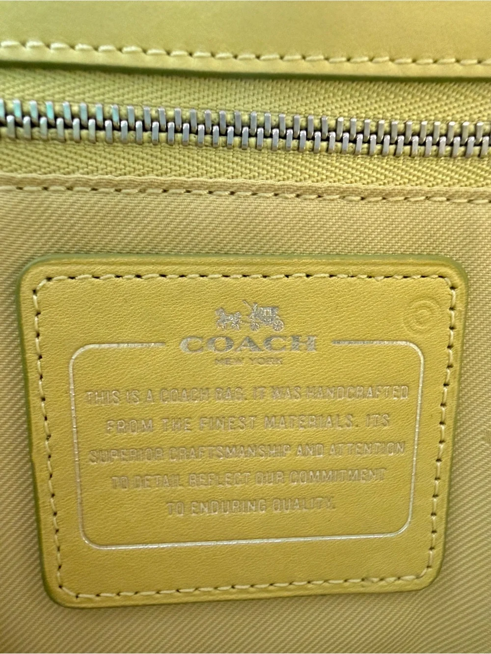 Coach Slime Green Drifter Shoulder Bag #95767 Like New